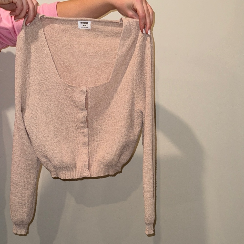 Cotton On Light Tan Cardigan